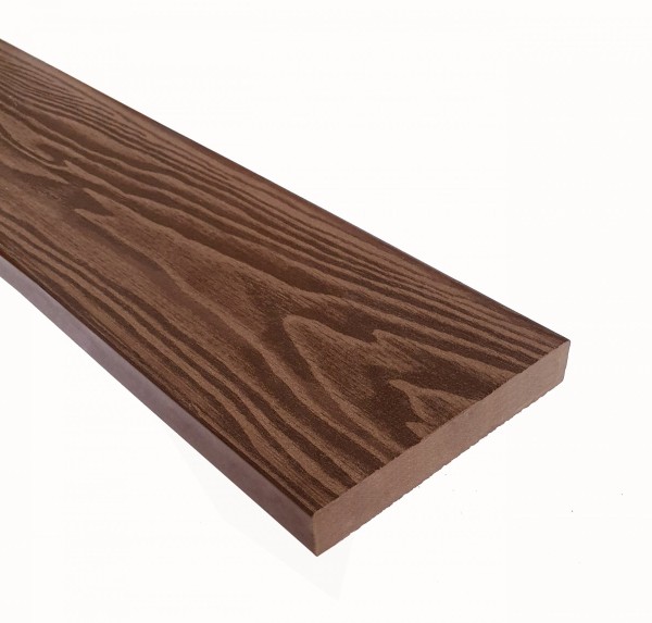 Террасная доска из ДПК Terrapol Смарт 3D Полнотелая без паза Орех Милано купить в Саранске