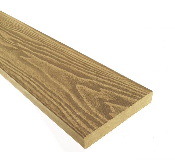 Террасная доска из ДПК Terrapol Смарт 3D Полнотелая без паза Дуб Севилья купить в Саранске