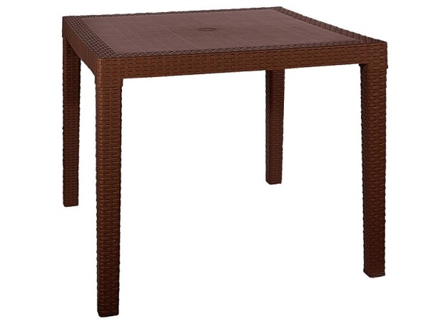 Стол квадратный FIJI Quatro Table Коричневый купить в Саранске