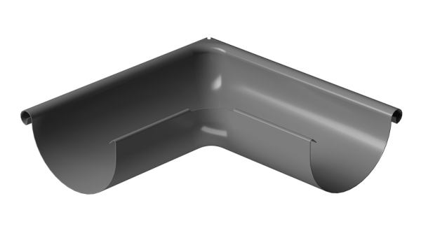 Угол внешний 90° D125 Döcke STAL PREMIUM Графит, (RAL 7024) купить в Саранске