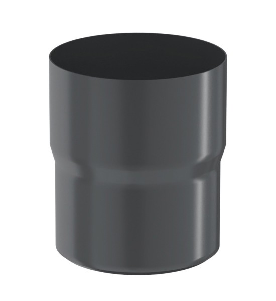 Водосток Aquasistem, система 125x90 - Соединитель трубы RAL 7024 Тёмно-серый купить в Саранске