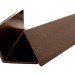 Уголок ДПК для сайдинга 70x70x3000мм Коричневый купить в Саранске