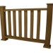 Ограждения из ДПК WOODVEX Кофе купить в Саранске