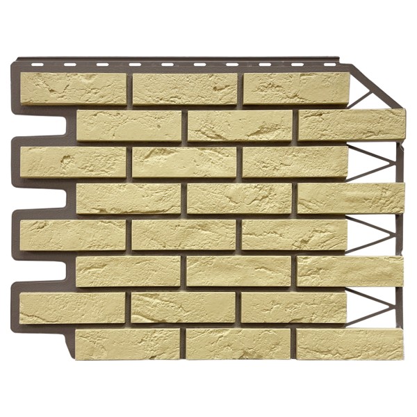 Фасадная панель FineBer, Кирпич Баварский, Песочный купить в Саранске