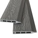 Заборная панель шип-паз EasyDecking Wood-Х 146х20 Серый купить в Саранске
