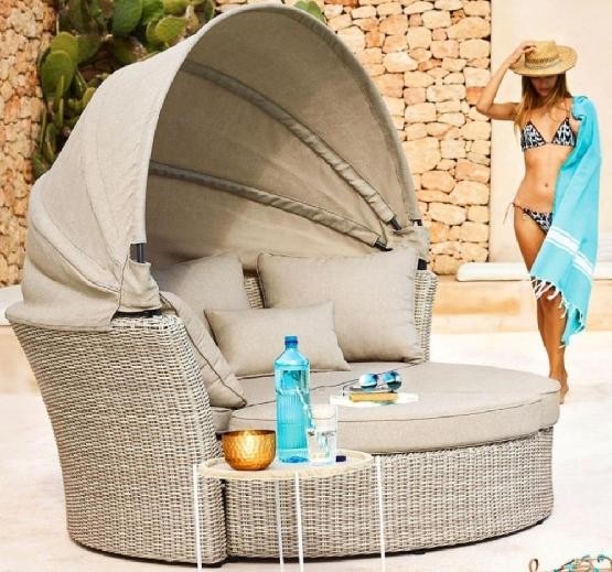 Диван-Трансформер AFINA плетеный из иск. ротанга AFM-325 Beige купить в Саранске
