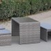 Диван-Трансформер AFINA плетеный из иск. ротанга S330G-W78 Grey купить в Саранске