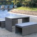 Диван-Трансформер AFINA плетеный из иск. ротанга S330G-W78 Grey купить в Саранске