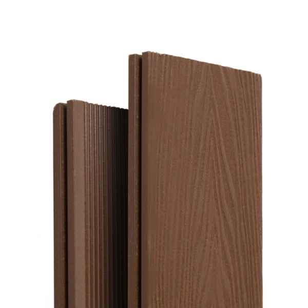 Террасная доска Ecodecking Экстра 3D полнотелая Шоколад купить в Саранске