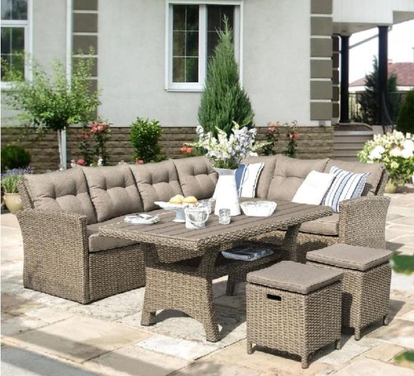 Комплект мебели AFINA плетеной из иск. ротанга AFM-307B Beige купить в Саранске