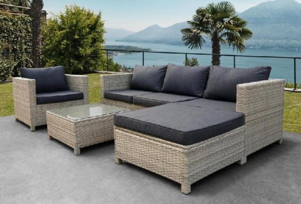 Комплект мебели AFINA плетеной из иск. ротанга YR821G Grey/Grey купить в Саранске