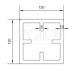 Столб SEQUOIA Evolution 3D WOOD BROWN купить в Саранске