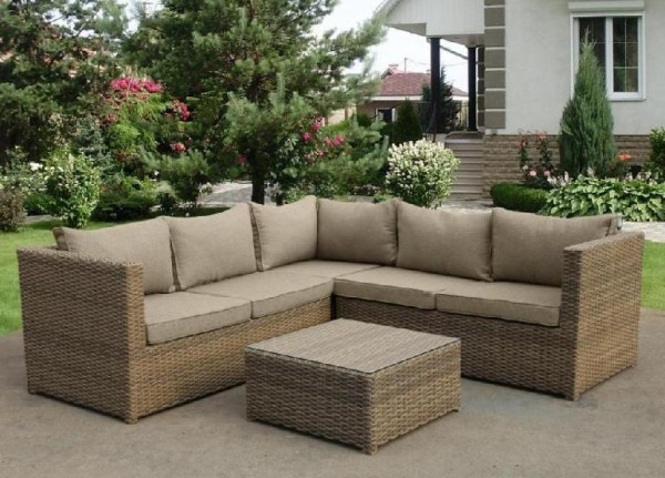 Комплект мебели AFINA плетеной из иск. ротанга YR825B Beige купить в Саранске