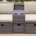 Комплект мебели AFINA плетеной из иск. ротанга AFM-330B Brown купить в Саранске