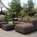 Комплект мебели AFINA плетеной из иск. ротанга YR821A Brown/Beige купить в Саранске