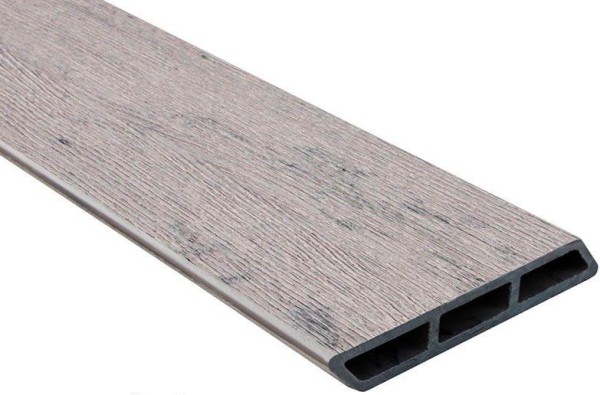 Доска Ромбус 3D ДПК Outdoor STORM GREY серая микс купить в Саранске