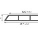 Доска Ромбус 3D ДПК Outdoor STORM GREY серая микс купить в Саранске