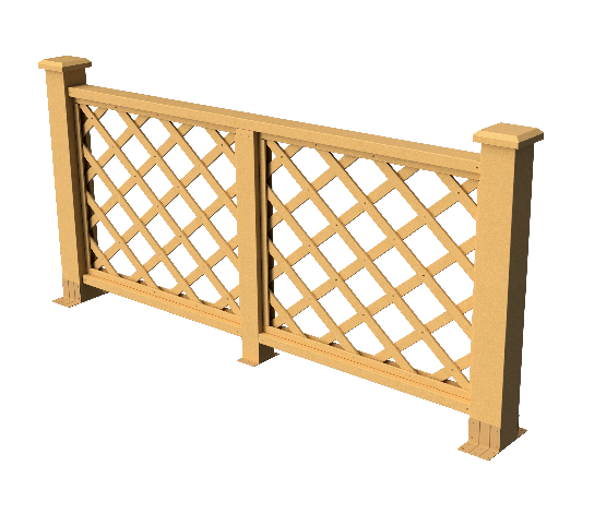 Ограждения декоративное ДПК GRINDERDECO Ламбет песчаник купить в Саранске