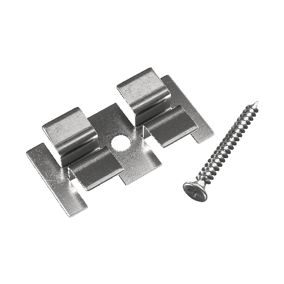 Клипса с саморезом, Grinder шовный монтаж 5 mm купить в Саранске