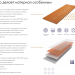 Фибросайдинг DECOVER 3600 x 190 x 8 мм Caramel купить в Саранске
