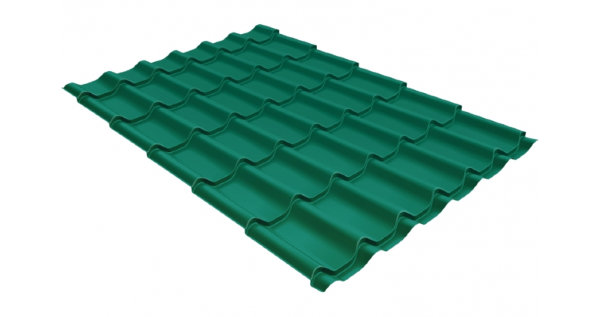 Металлочерепица классик 0,5 Satin RAL 5021 купить в Саранске