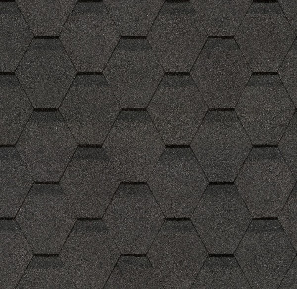 Гибкая черепица Docke, коллекция Шестигранник Серый купить в Саранске