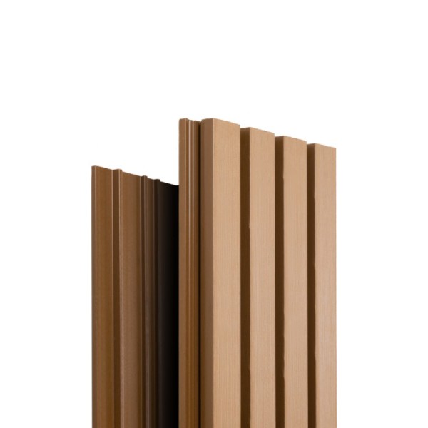 Фасадная доска Ecodecking Техно реечная 200х26х3000 Бронза купить в Саранске