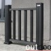 Ограждение из ДПК Outdoor Классик 3D STORM чёрный купить в Саранске
