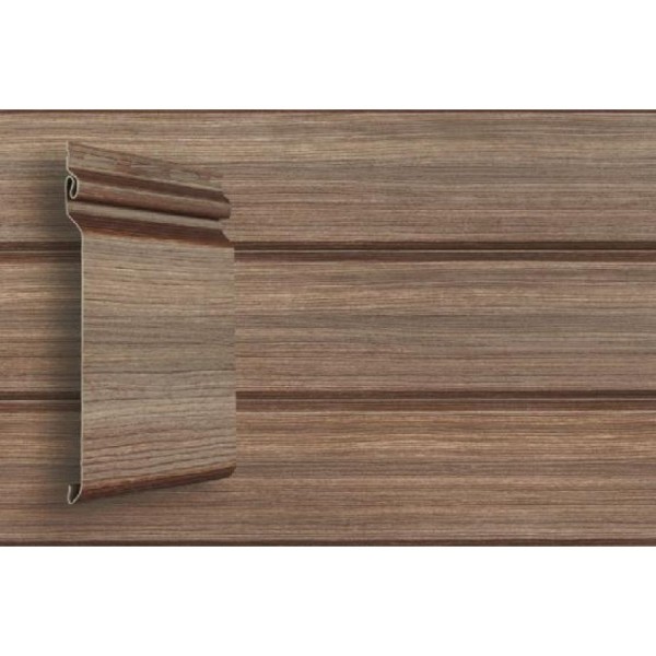 Виниловый сайдинг Grand Line Natural-Брус Tundra - Кедр купить в Саранске