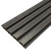 Фасадная доска из ДПК Faynag Wood Рейка Мокрый Асфальт купить в Саранске