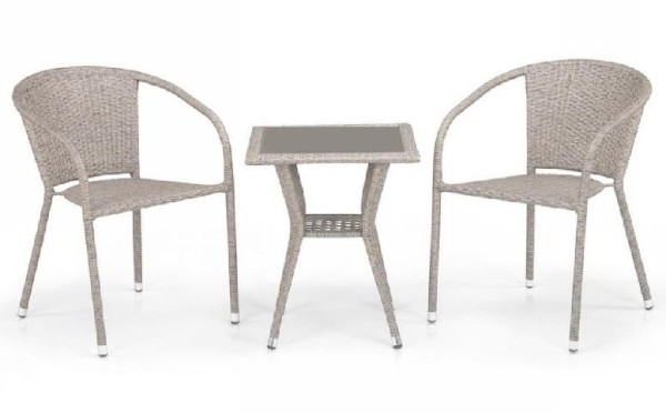 Комплект плетеной мебели AFINA из иск. ротанга T25C/Y137C-W85 Latte 2Pcs купить в Саранске