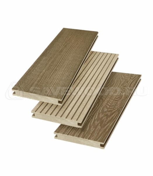 Террасная доска SW Fraxinus (R) полнотелая «SaveWood» Тик купить в Саранске