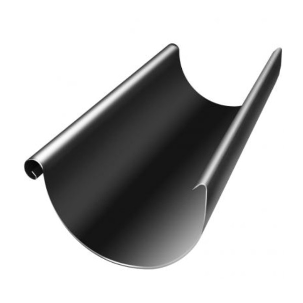 Водосток Grand Line 125x90 – Желоб 3м RAL 9005 купить в Саранске