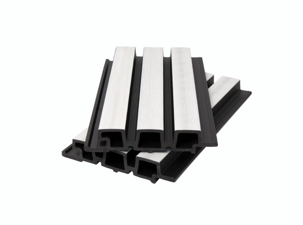 Фасадная панель брусковая двухцветная co-extrusion, white купить в Саранске