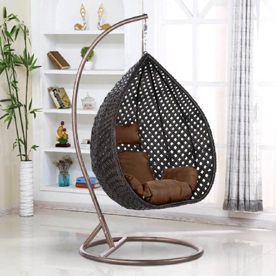 Кресло Подвесное из искусственного ротанга AFM-250B-L Brown купить в Саранске