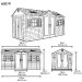 Сарай пластиковый LifeTime 15x8 DD купить в Саранске