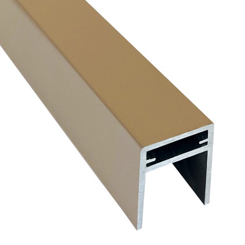 П-профиль Алюминиевый EasyDecking 35x25 Дуб купить в Саранске