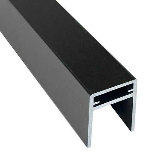 П-профиль Алюминиевый EasyDecking 35x25 Черное дерево купить в Саранске