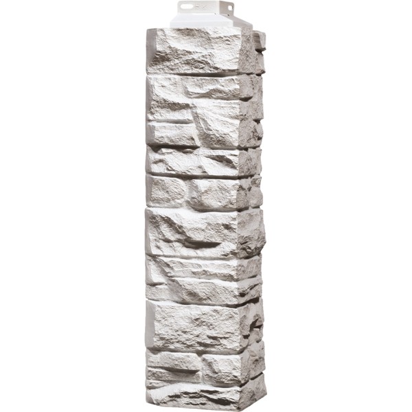 Угол наружный FineBer, Скала, Мелованный белый купить в Саранске