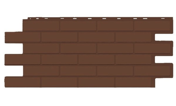 Фасадная панель T-Siding Кирпич Модерн Эко Браун купить в Саранске