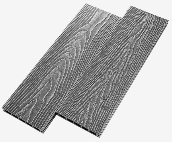 Террасная доска из ДПК RusDecking Unodeck Vintage - Серый купить в Саранске