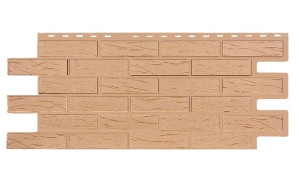 Фасадная панель T-Siding Кирпич Саман Эко Крем купить в Саранске