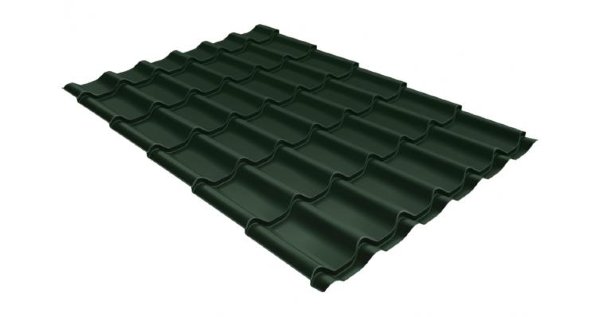 Металлочерепица классик 0,5 Satin RR 11 темно-зеленый купить в Саранске
