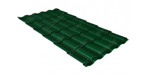 Металлочерепица кредо 0,45 Drap RAL 6005 зеленый мох купить в Саранске